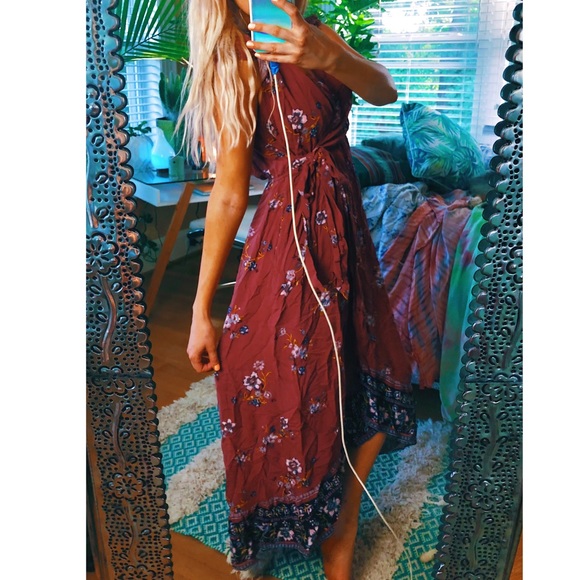 Band of Gypsies Dresses & Skirts - band of gypsies// longline ruffle maxi long dress